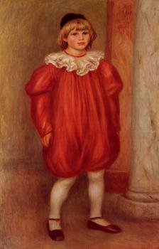 皮埃爾 奧古斯特 雷諾阿 Claude Renoir in Clown Costume 皮埃爾 奧古斯特 雷諾阿 Claude Renoir in Clown Costume